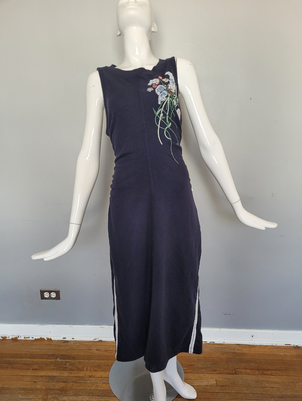 Daily Practice By Anthropologie Sports Start Sleeveless Midi, GUC, Size L - Picture 2 of 10